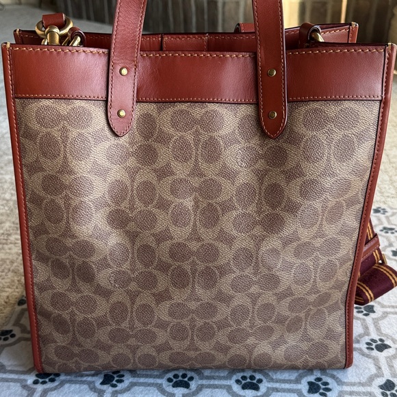 Coach Multicolor Patchwork Tote with Brown Accents - Picture 5 of 16